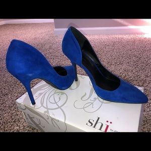 Blue heels